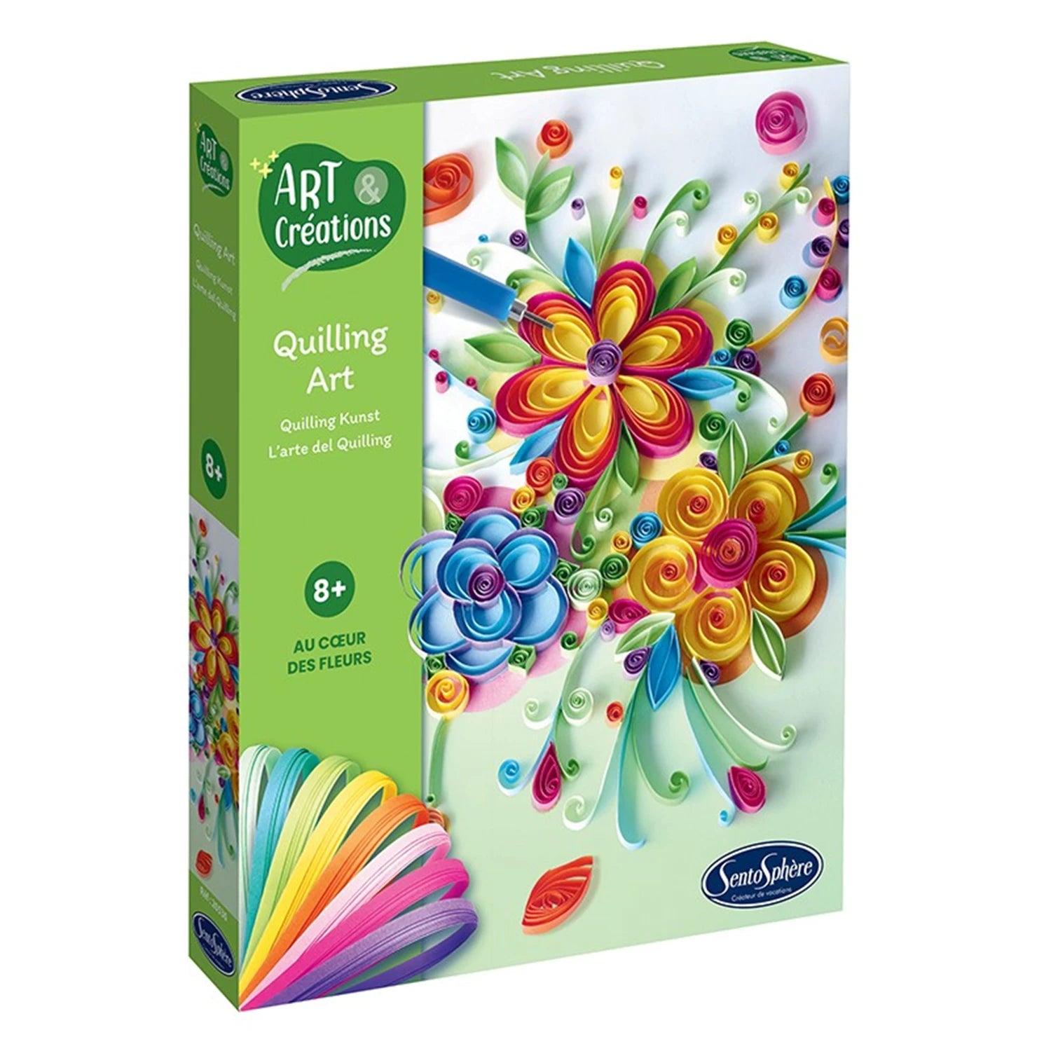 A&C QUILLING ART AU CŒUR DES FLEURS (FR-DE-IT-EN-ES-NL-PT)