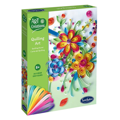 A&C QUILLING ART AU CŒUR DES FLEURS (FR-DE-IT-EN-ES-NL-PT)