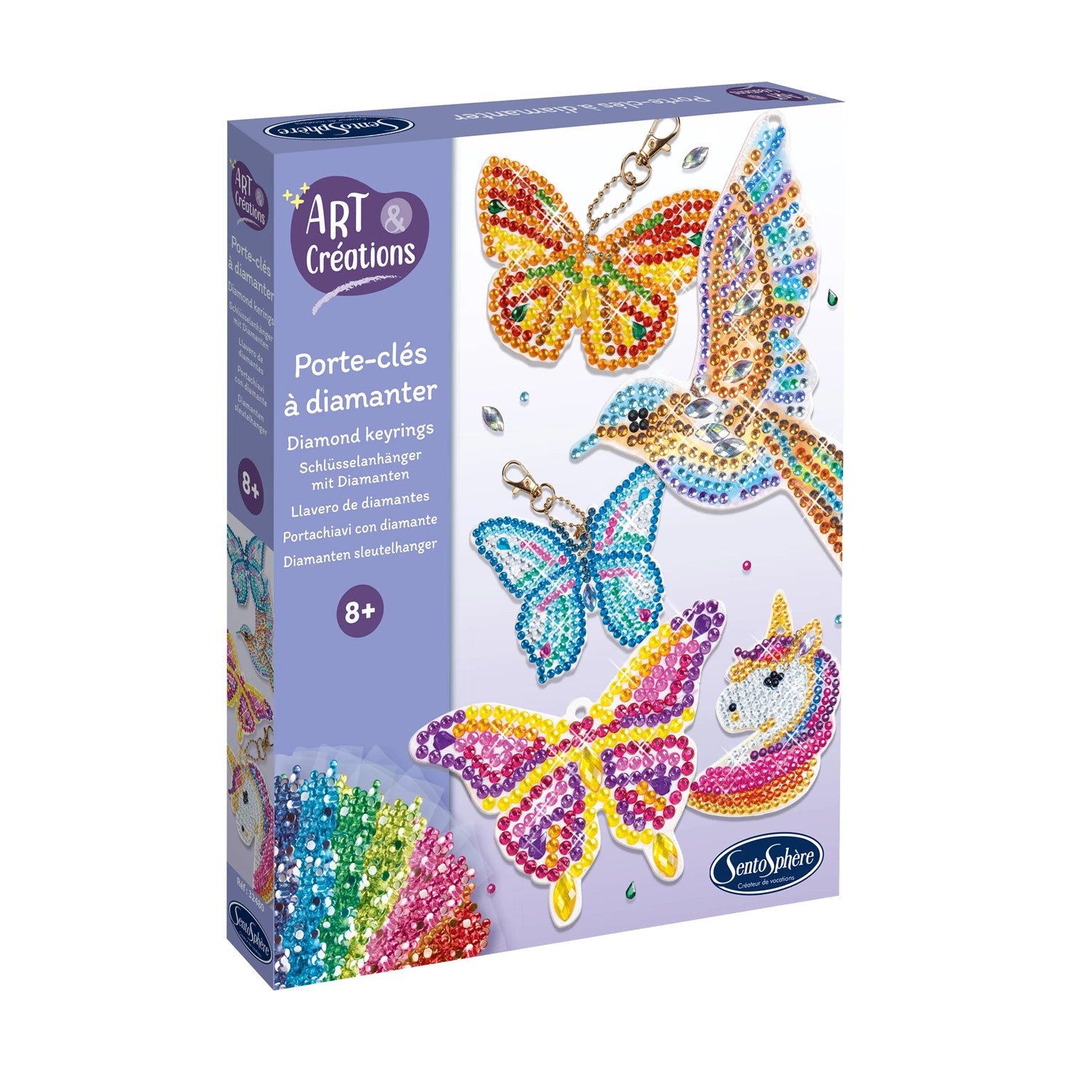 A&C DIAMOND-SCHLUSSELANHÄNGER (FR-DE-IT-EN-ES-NL-PT)