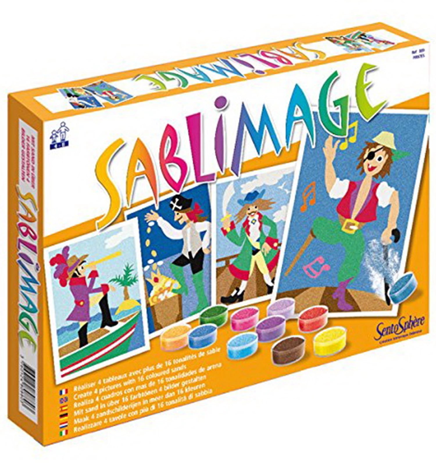 SANDBILDER PIRATEN (FR-DE-IT-EN-ES-NL)