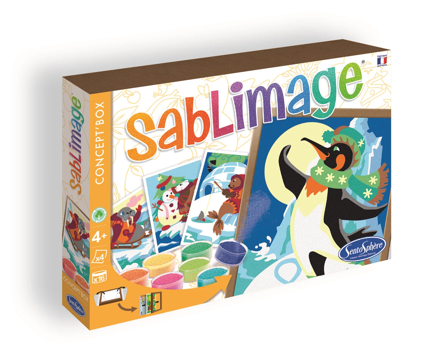 SANDBILDER EISSCHOLLE (FR-DE-IT-EN-ES-NL)