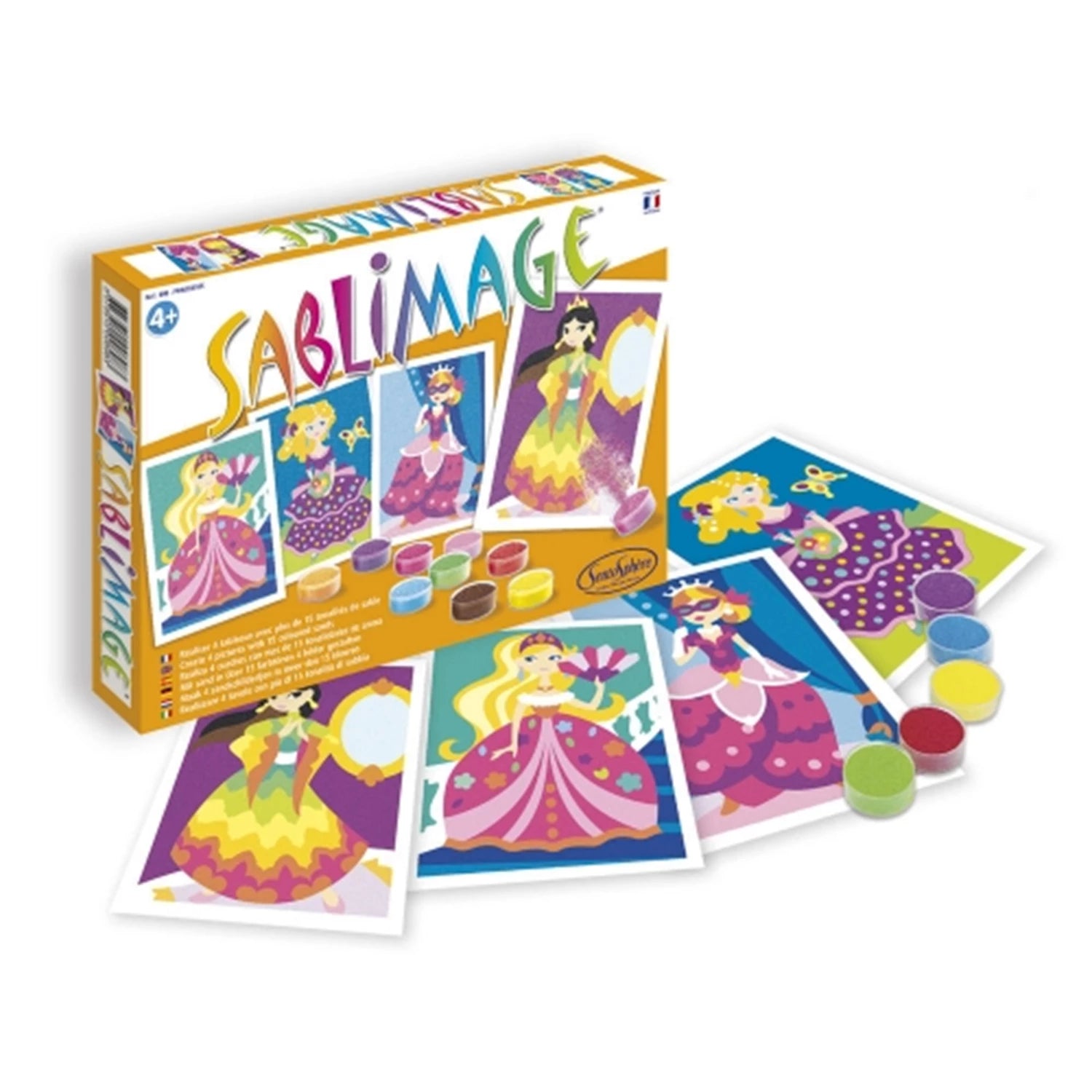 SANDBILDER PRINZESSINEN (FR-DE-IT-EN-ES-NL)