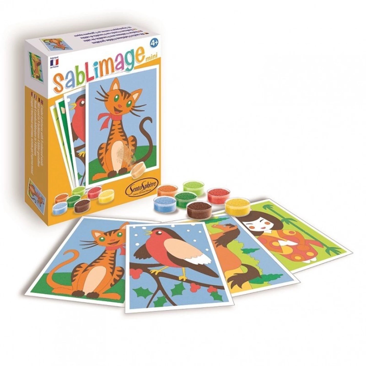 SANDBILDER MINI KUSCHELIGE FREUNDE (FR-DE-IT-EN-ES-NL)