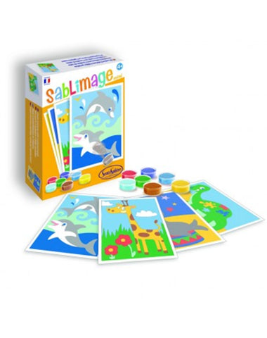 SANDBILDER MINI EXOTISCHE TIERE (FR-DE-IT-EN-ES-NL)