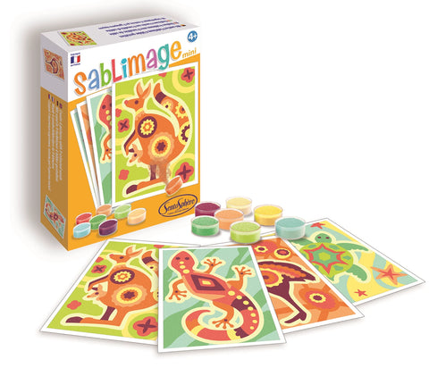 SANDBILDER MINI AUSTRALISCHE TIERE (FR-DE-IT-EN-ES-NL)