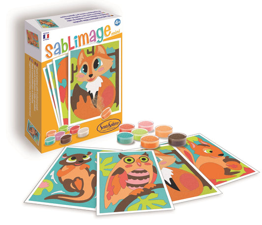 SANDBILDER MINI WALDTIERE (FR-DE-IT-EN-ES-NL)