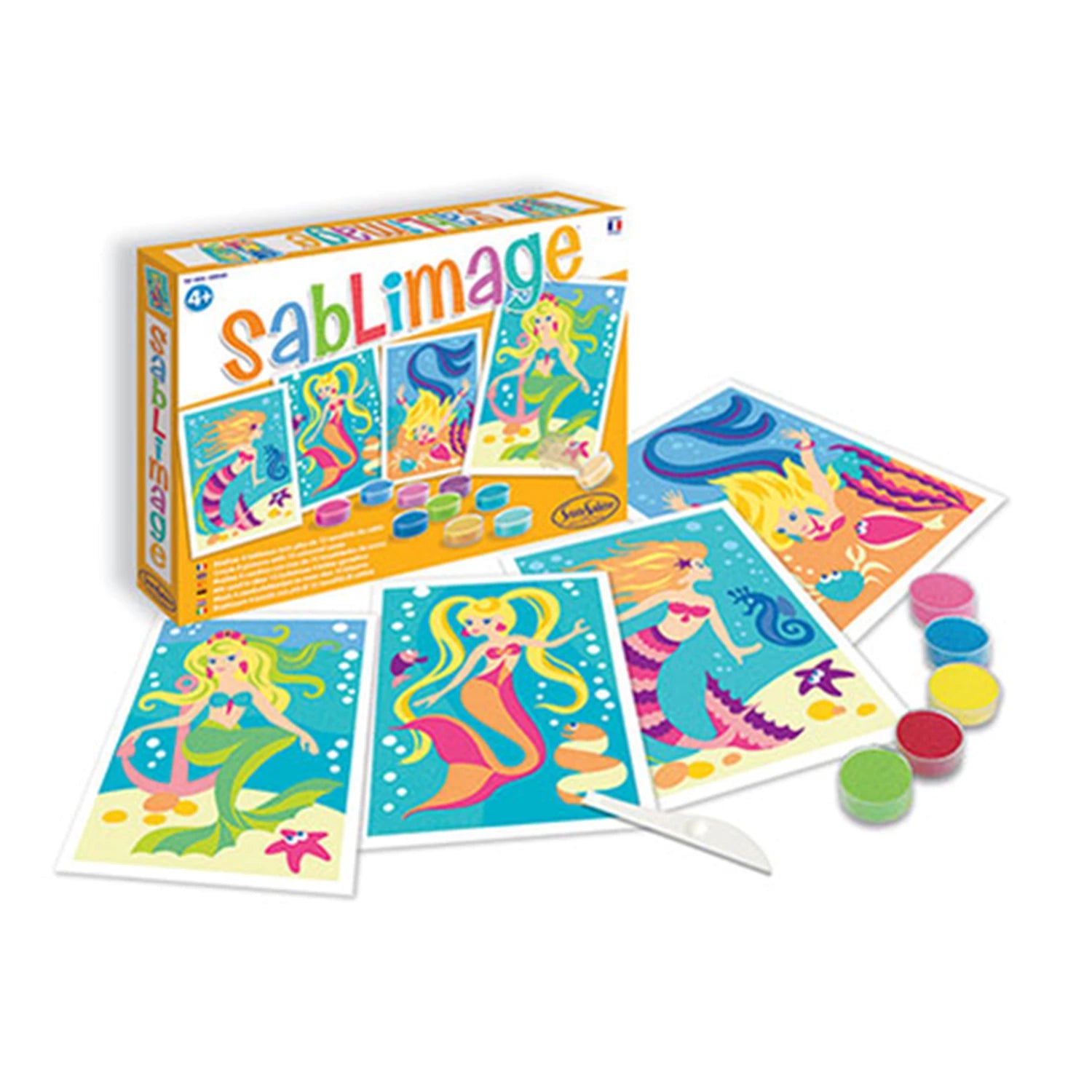 SANDBILDER MEERJUNGFRAUEN (FR-DE-IT-EN-ES-NL)