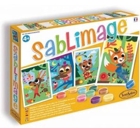 SANDBILDER MUSIZIERENDE TIERE (FR-DE-IT-EN-ES-NL)