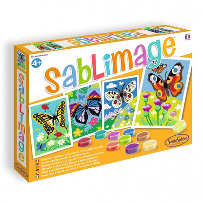 SANDBILDER SCHMETTERLINGE (FR-DE-IT-EN-ES-NL)