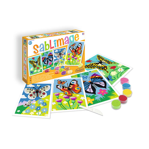 SANDBILDER SCHMETTERLINGE (FR-DE-IT-EN-ES-NL)