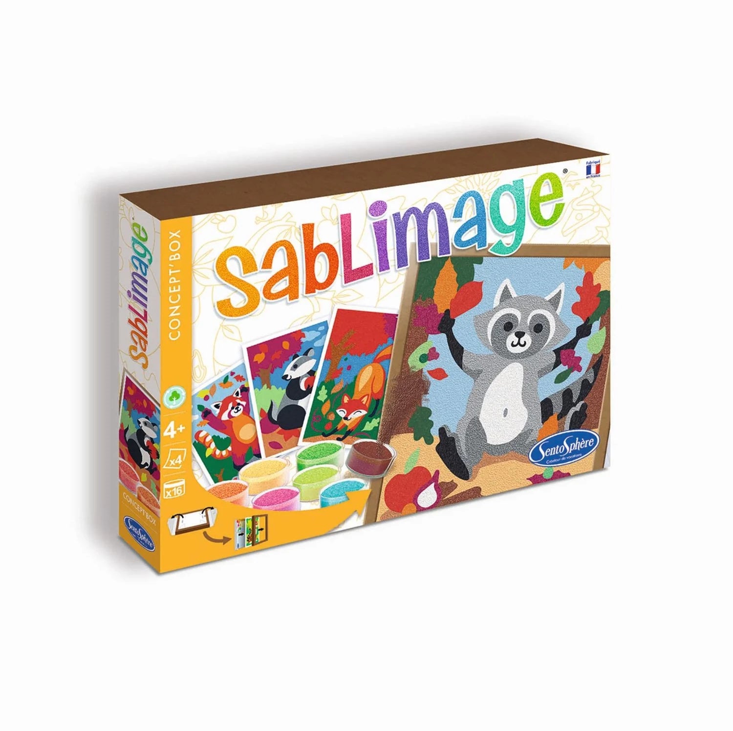 SANDBILDER SPIELENDE TIERE CONCEPT BOX (FR-DE-IT-EN-ES-NL)