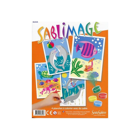 NACHFÜLLPACK SANDBILDER FISCHE UND DELFINE (ML)