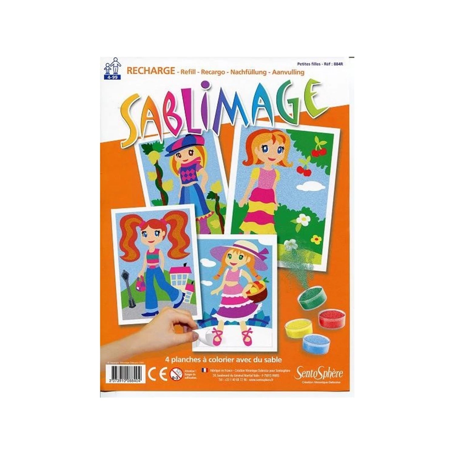 NACHFÜLLPACK SANDBILDER MÄDCHEN (ML)