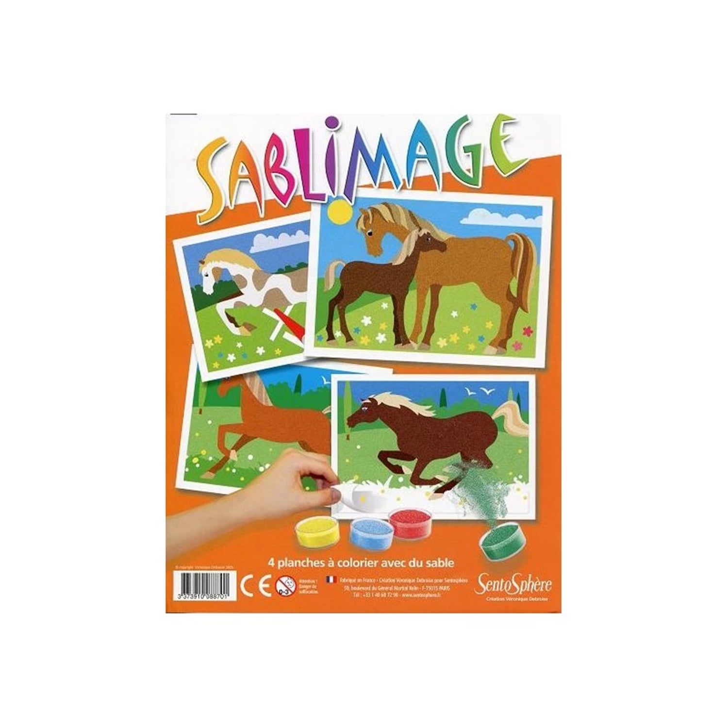 NACHFÜLLPACK SANDBILDER PFERDE(ML)