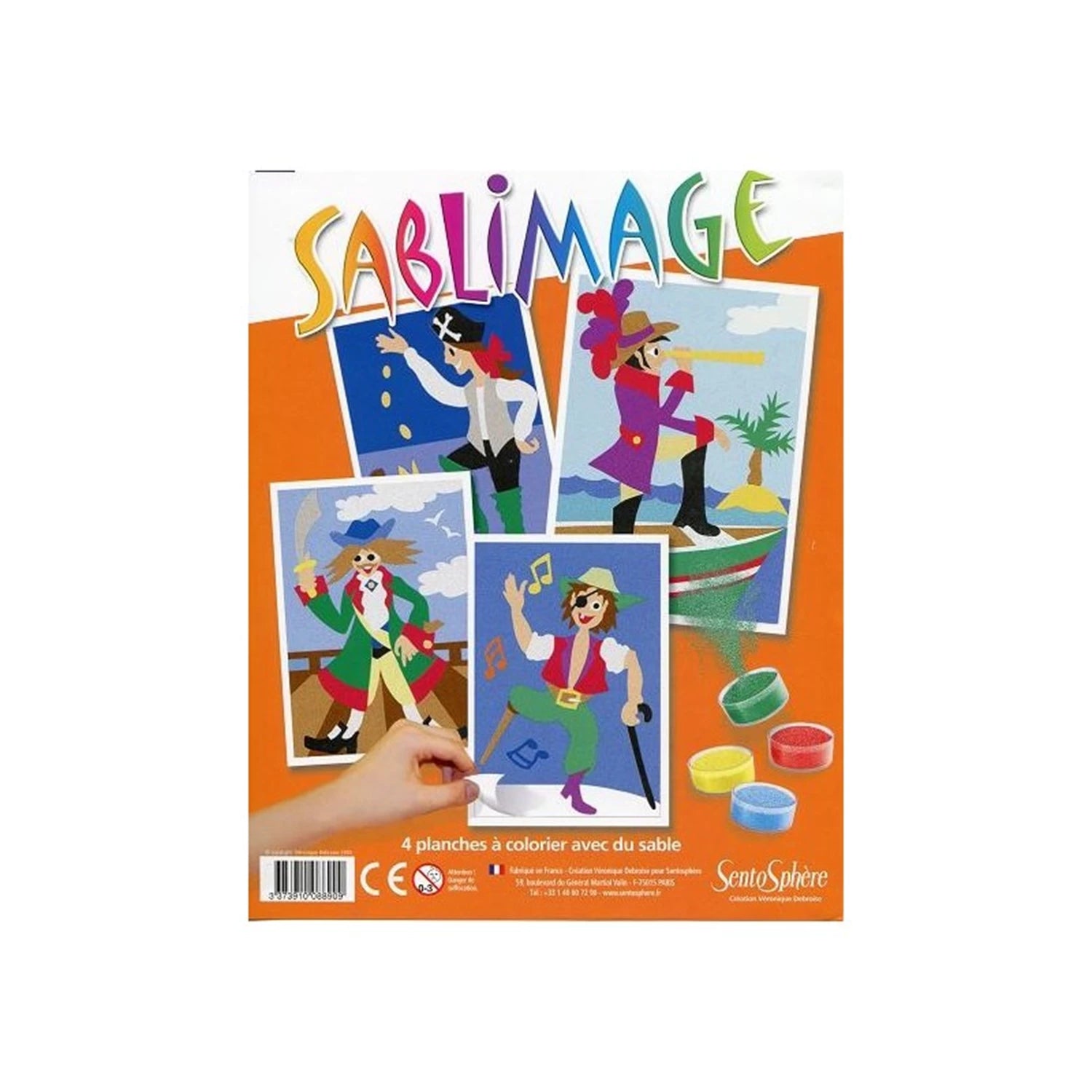 NACHFÜLLPACK SANDBILDER PIRATEN (ML)