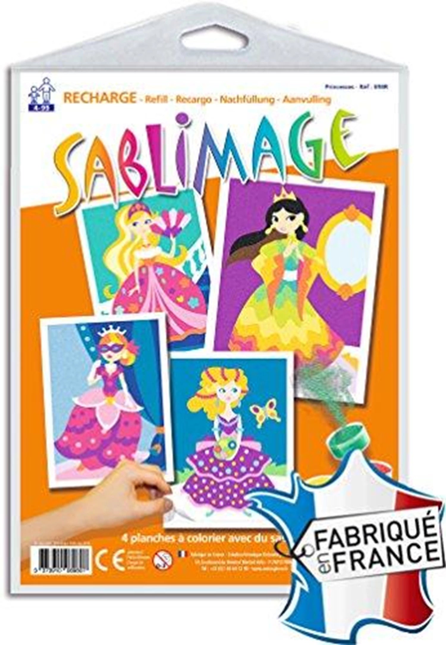 NACHFÜLLPACK SANDBILDER PRINZESSINEN (ML)