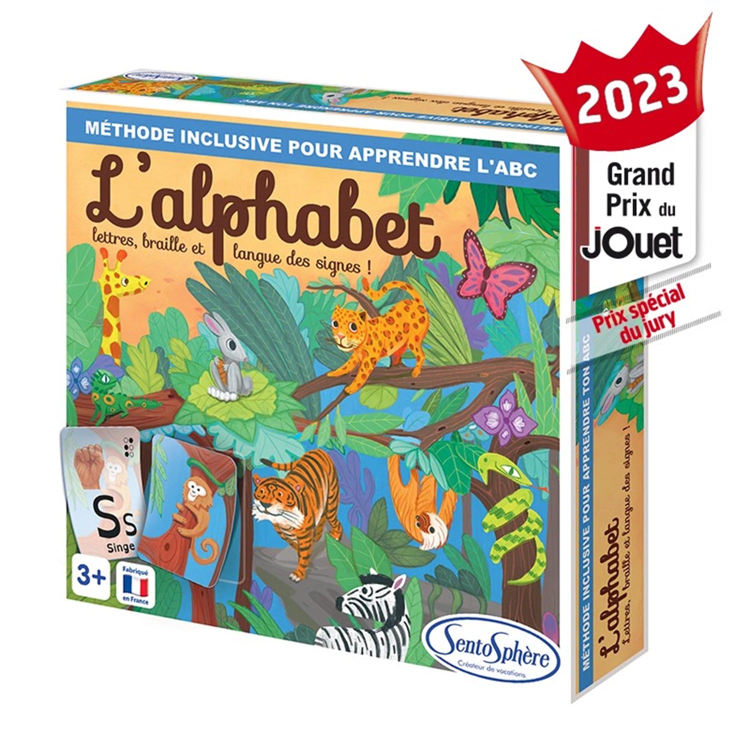 JEU D'EVEIL SENSORIEL - L'ALPHABET (FR)