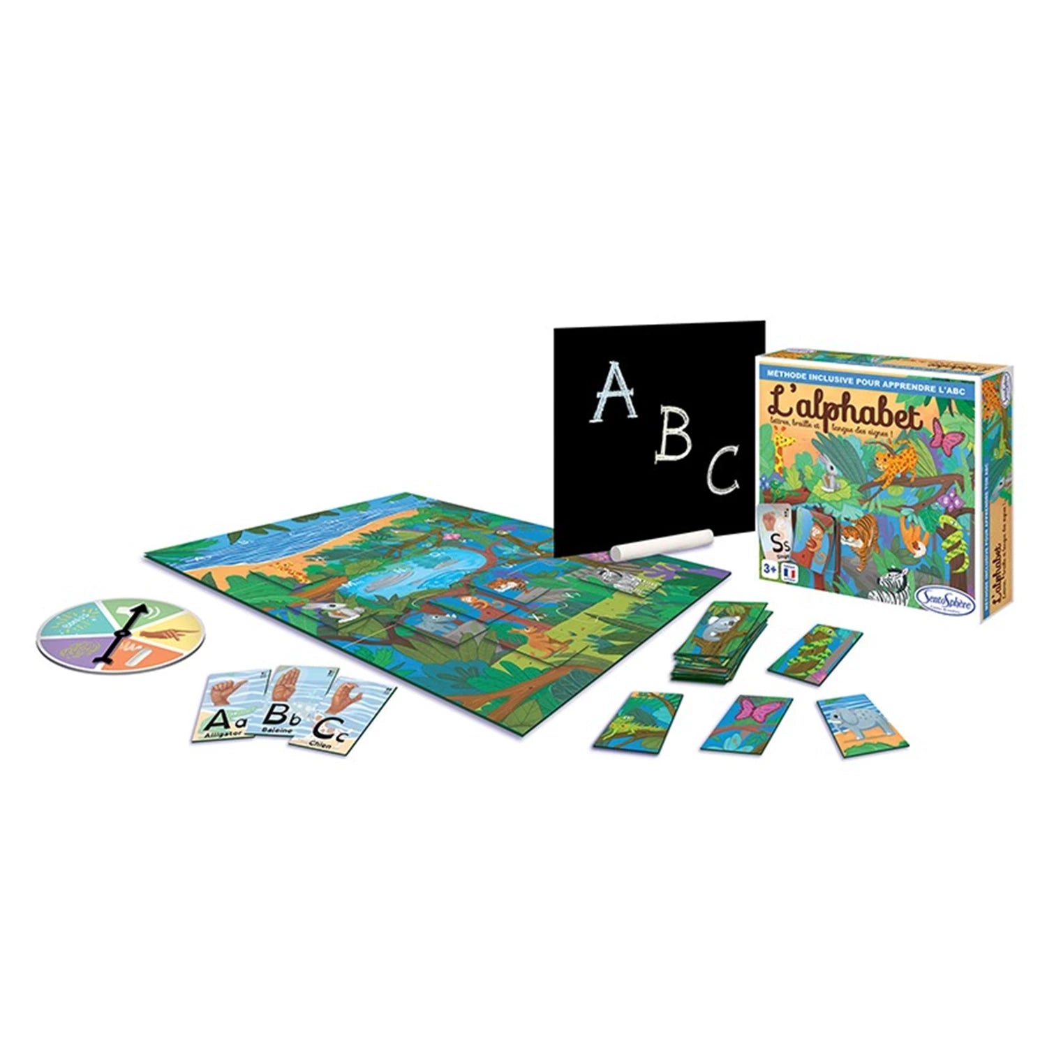 JEU D'EVEIL SENSORIEL - L'ALPHABET (FR)