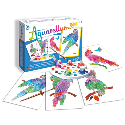 AQUARELLUM JR 4T PAPAGEIEN (FR-DE-IT-EN-ES-NL)