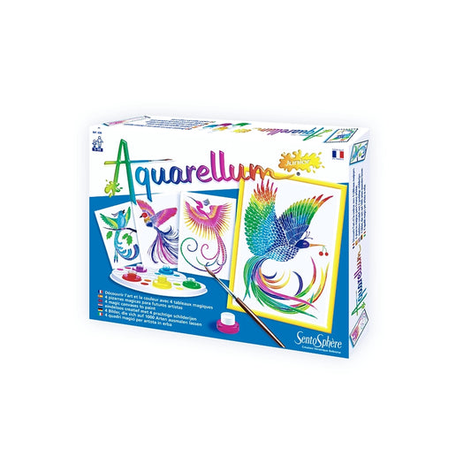 AQUARELLUM JR 4T PARADIESVÖGEL (FR-DE-IT-EN-ES-NL)