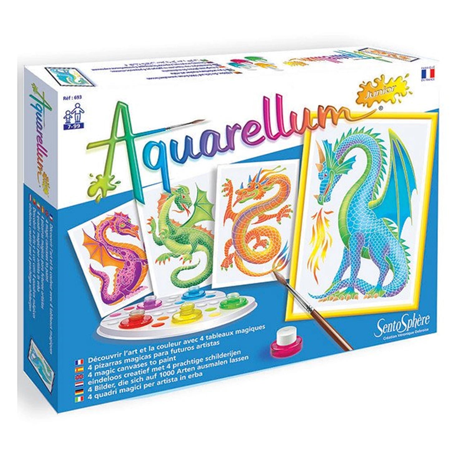 AQUARELLUM JR 4T DRACHEN (FR-DE-IT-EN-ES-NL)