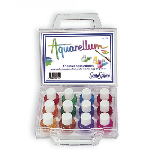 AQUARELLUM VALISETTE 12 ENCRES