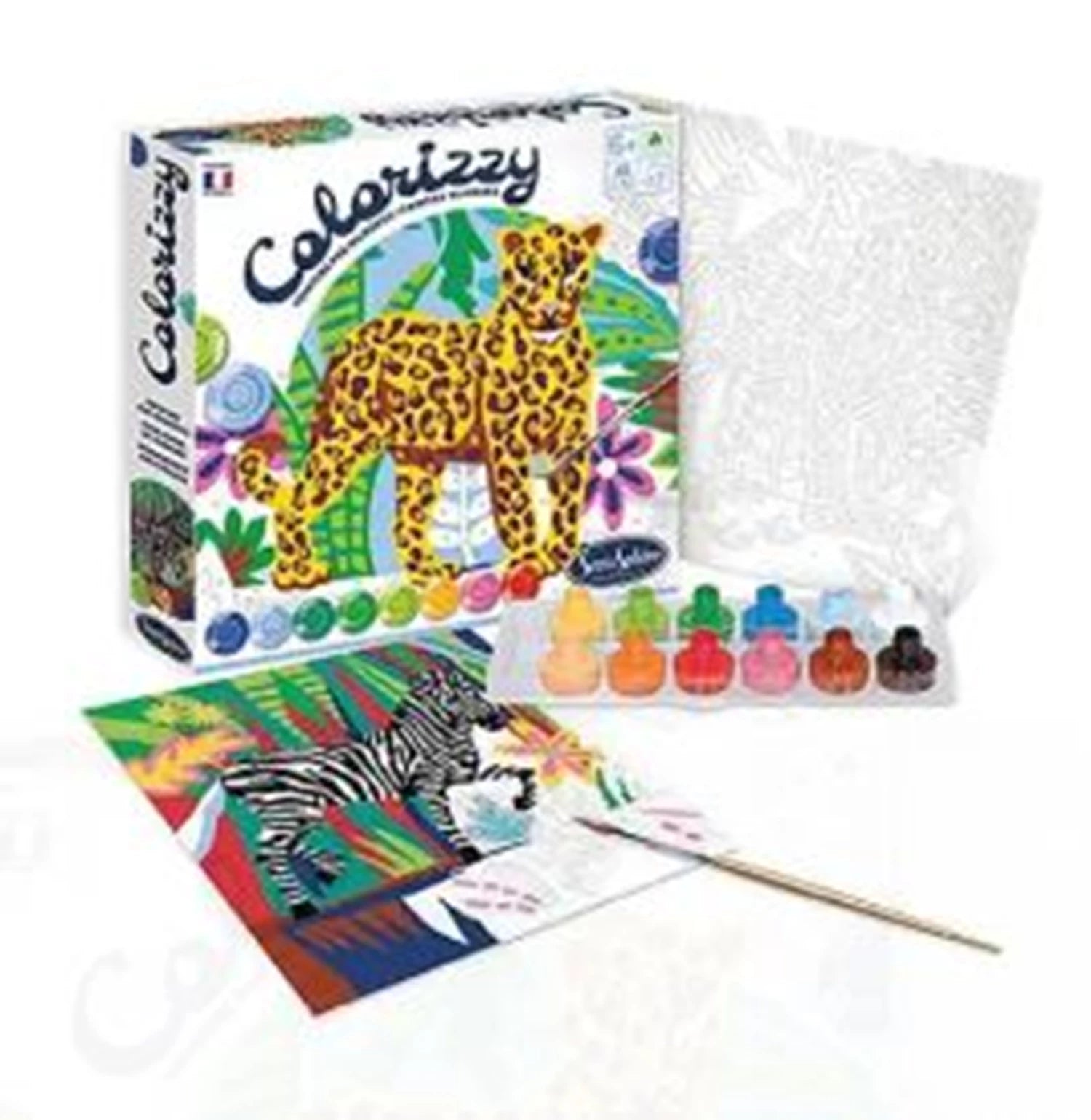 COLORIZZY ZEBRA UND LEOPARD (FR-DE-IT-EN-ES-NL)