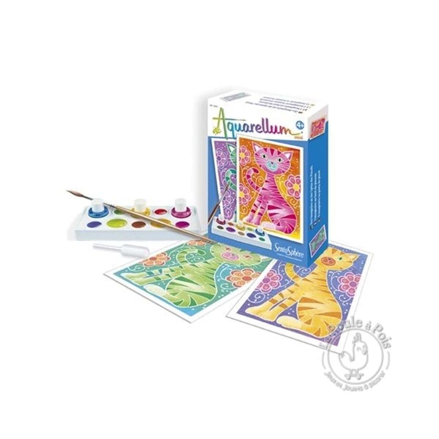 AQUARELLUM MINI KATZE (FR-DE-IT-EN-ES-NL)