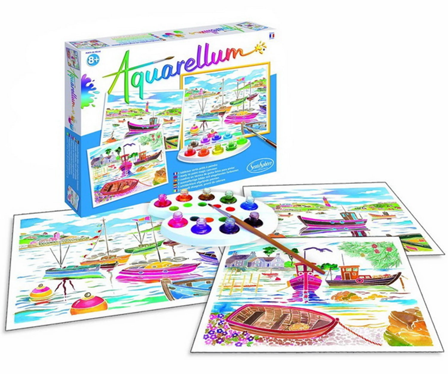 AQUARELLUM GM 3T FISCHERHÄFEN (FR-DE-IT-EN-ES-NL)