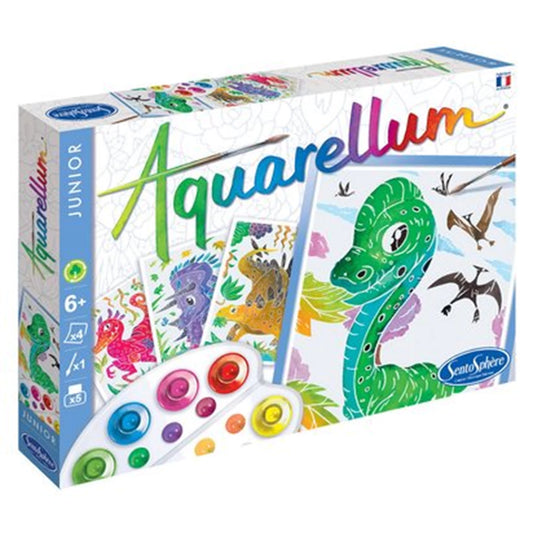 AQUARELLUM JR 4T DINOSAURIER (FR-DE-IT-EN-ES-NL)