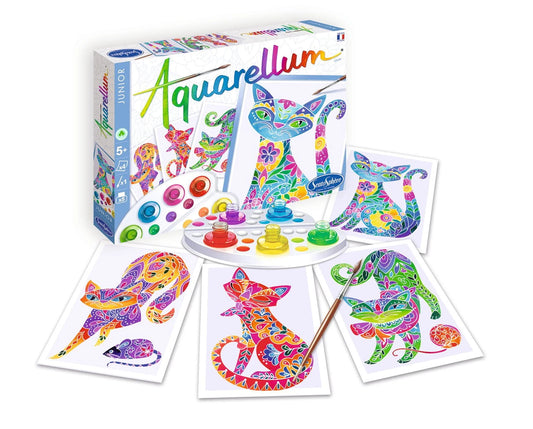 AQUARELLUM JR 4T KATZE (FR-DE-IT-EN-ES-NL)
