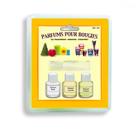 PARFUMS BOUGIES CYPRES ROSE MUGUET