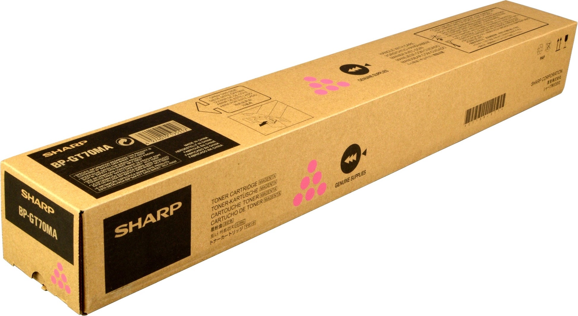 SHARP Toner magenta BP-GT70MA BP50C26/50C31 24'000 Seiten