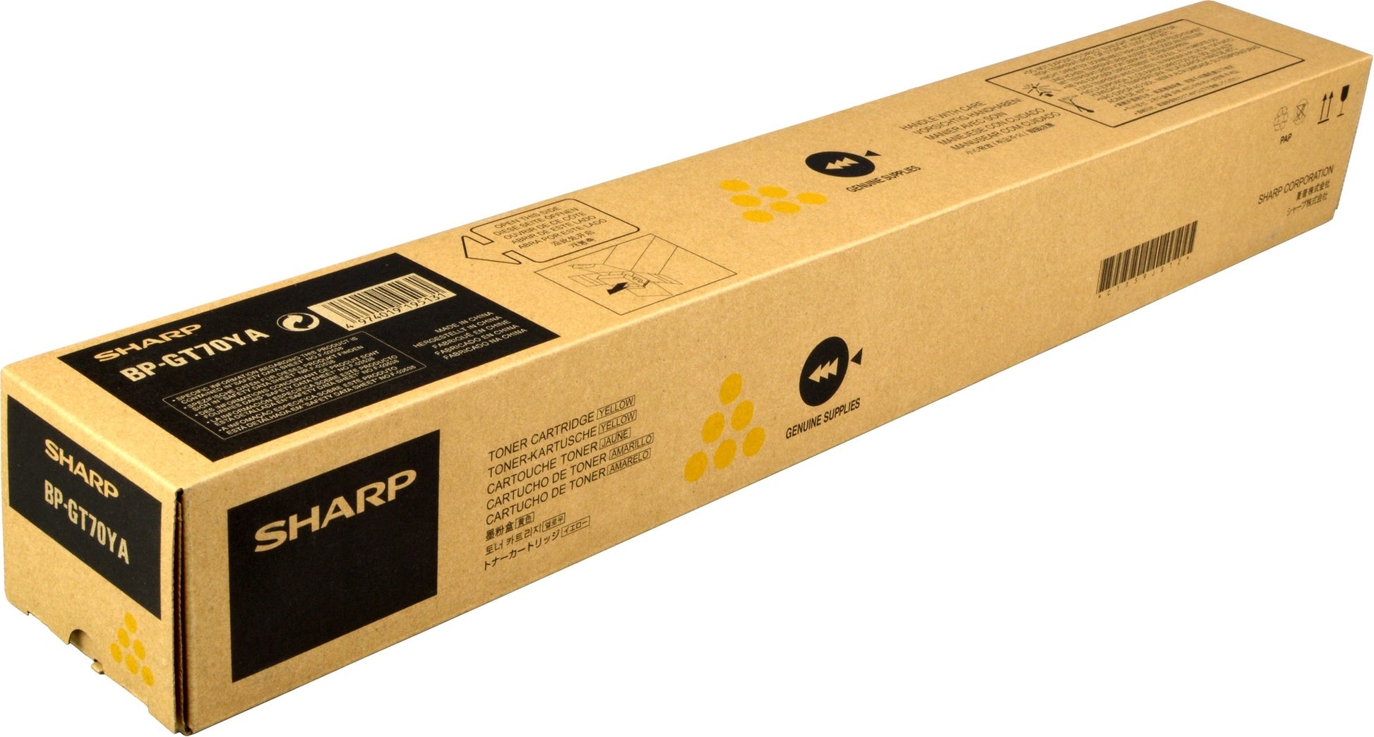 SHARP Toner yellow BP-GT70YA BP50C26/50C31 24'000 Seiten