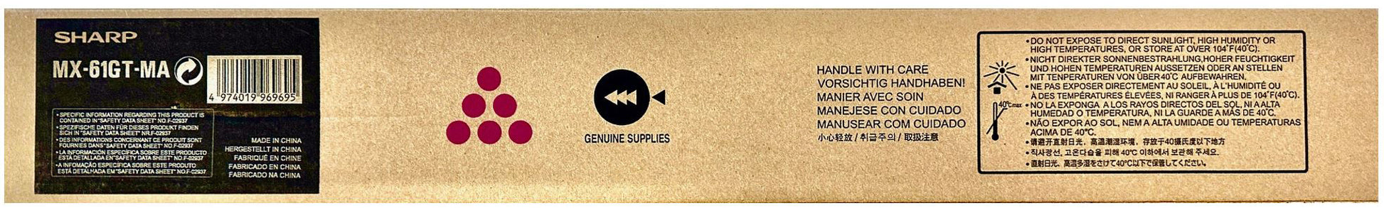 SHARP Toner magenta MX-61GTMA MX-2630N 24'000 S.