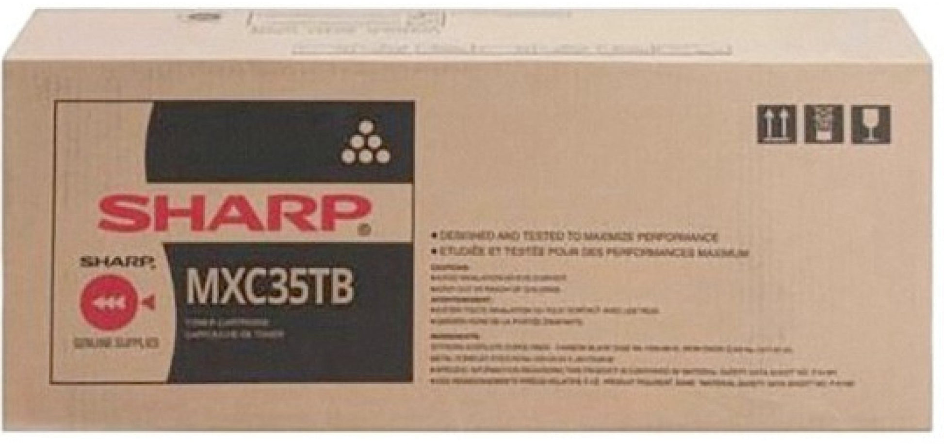 SHARP Toner schwarz MX-C35TB MX-C407P/C357F 9000 Seiten