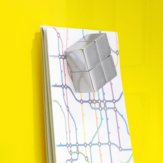 SIGEL Superdym-Magnete 20x10x20mm BA705 extra stark silber, 4 Stück