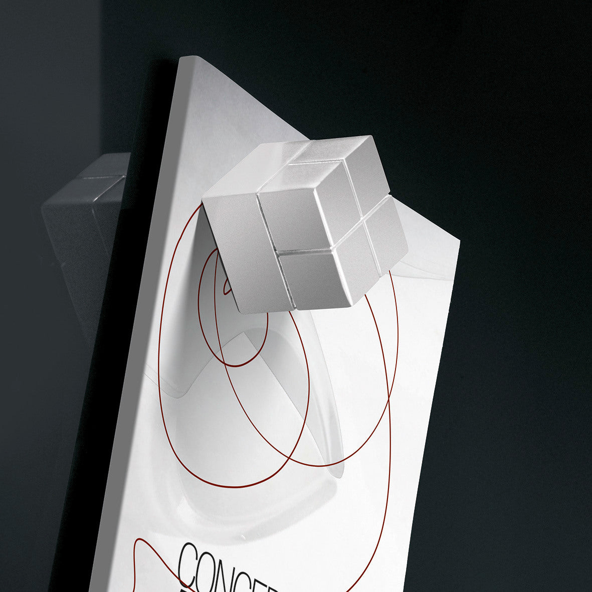 SIGEL Superdym-Magnete 20mm BA706 super stark silber, 2 Stück