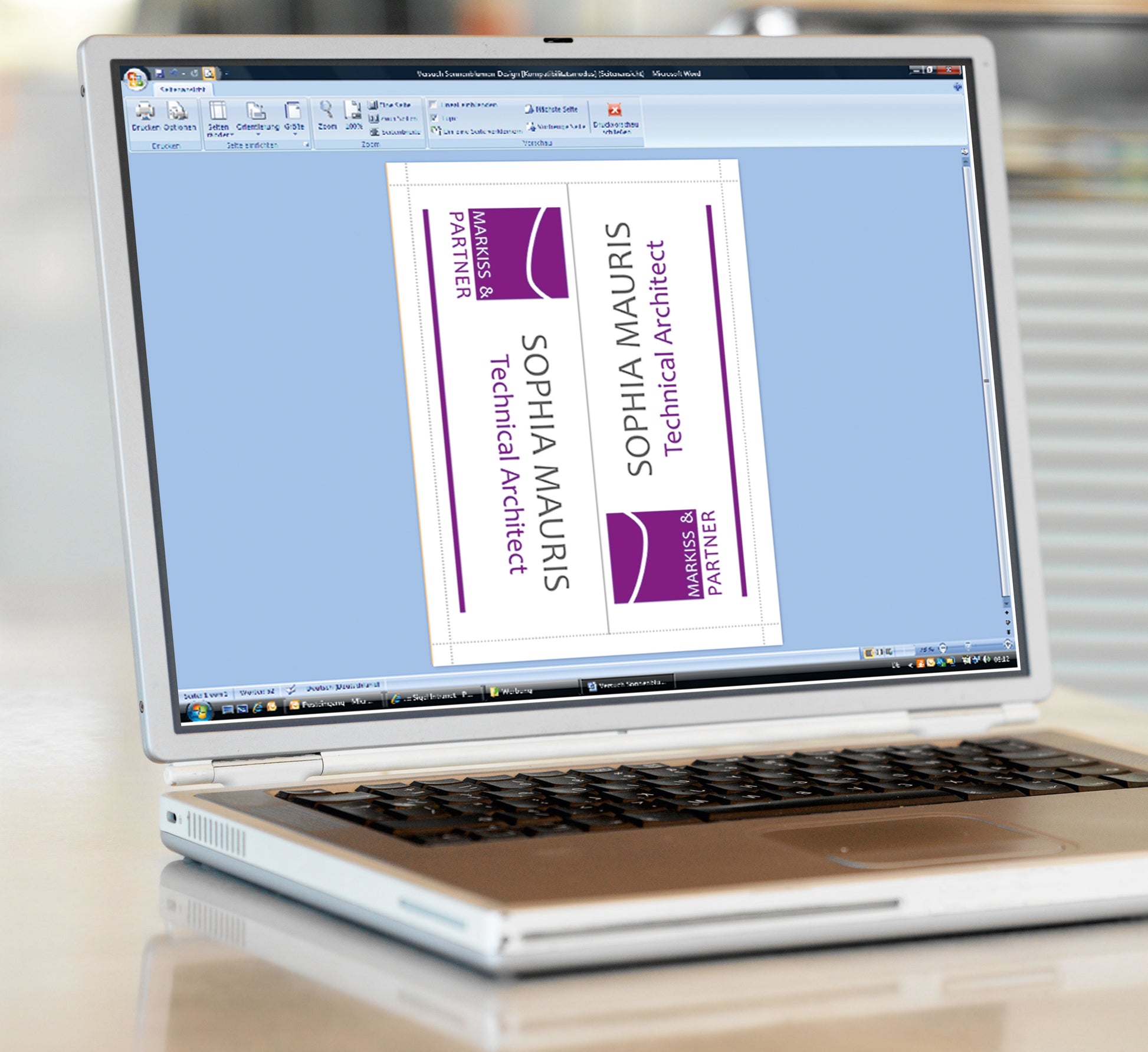 SIGEL Tischkarten 100x60mm DP047 weiss, 185g 40 Stück