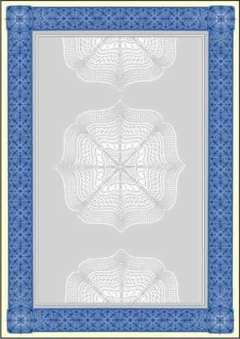 SIGEL Designpapier Urkunde A4 DP490 blau, 185g 20 Blatt