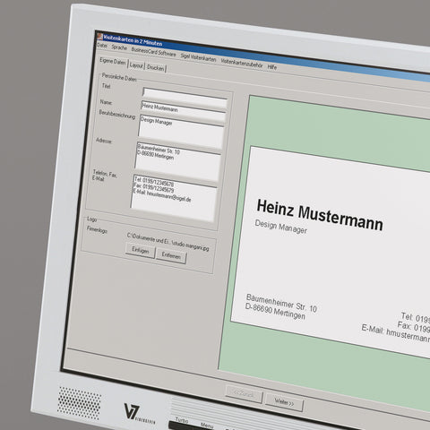 SIGEL Visitenkarten 85x55mm DP830 weiss, 185g doppels. 150 Stück