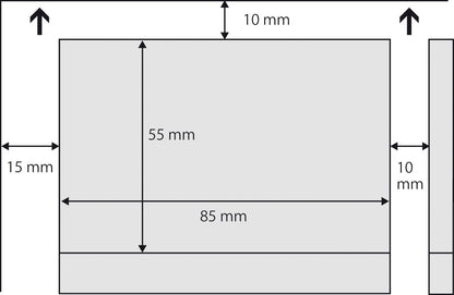 SIGEL Visitenkarten 85x55mm DP839 weiss, 200g doppels. 150 Stück