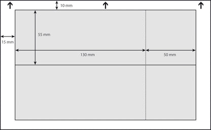 SIGEL Eintrittskarten, Abriss weiss LP714 3C,225g,180x55mm,100ST=20BL