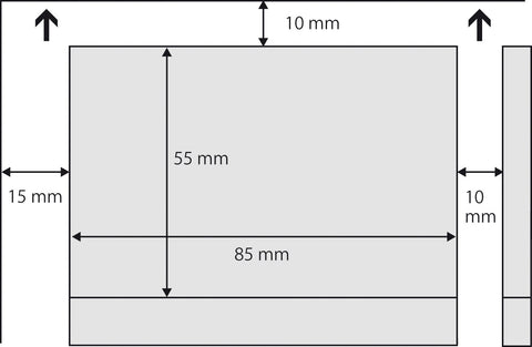 SIGEL Visitenkarten 85x55mm LP790 weiss, 190g 100 Stück