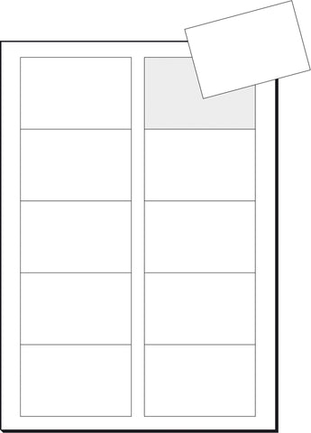 SIGEL Visitenkarten 85x55mm LP796 weiss, 225g 400 Stück