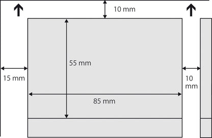 SIGEL Visitenkarten 85x55mm LP796 weiss, 225g 400 Stück