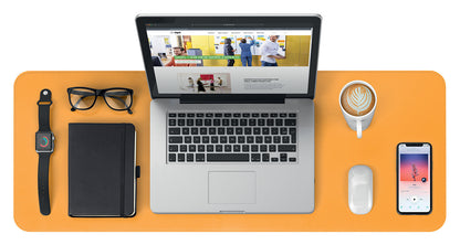 SIGEL Schreibunterlage 80x30cm SA601 doppelseitig, gelb/grau