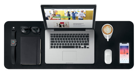 SIGEL Schreibunterlage 80x30cm SA604 doppelseitig, schwarz/schwarz