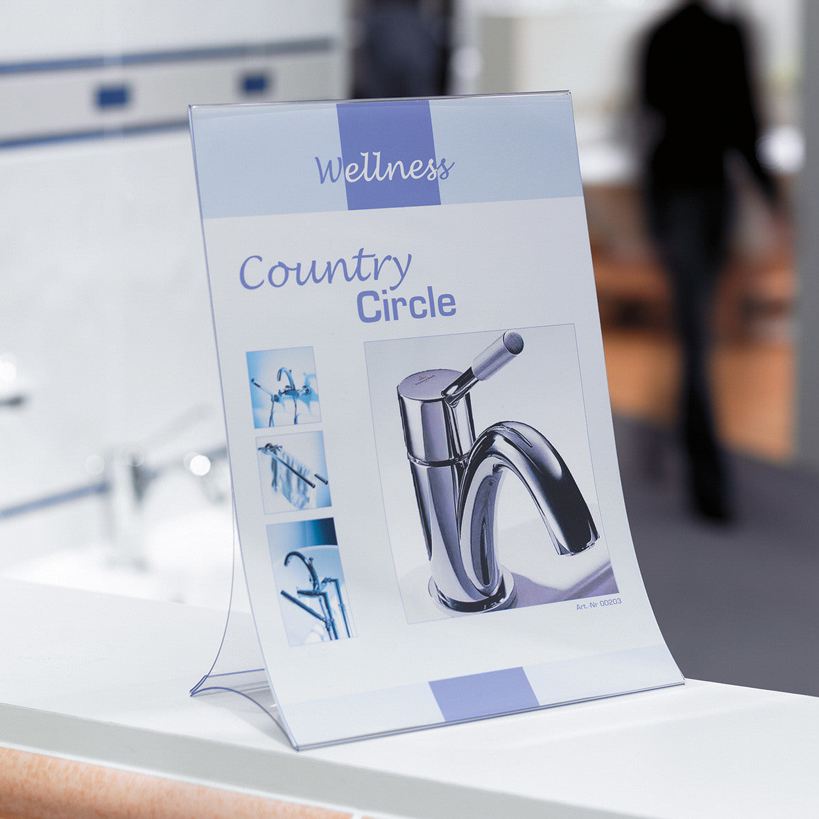 SIGEL Tischaufsteller Classic A4 TA 160 210x300x110mm 2 Stück