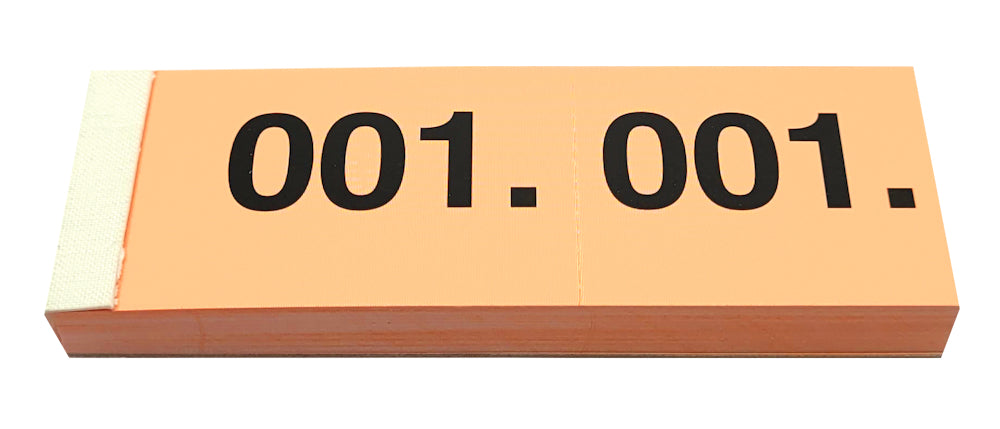 SIMPLEX Garderobenblock 1-100 13073 orange 100 Blatt